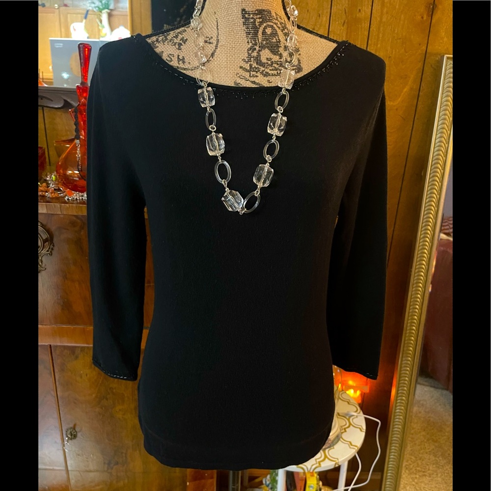 Vintage Finity Studio Silk/Cashmere Sweater
